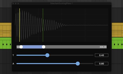 Hickory Dickory Duck Plugin Interface for Easy Sidechain Ducking and Compression